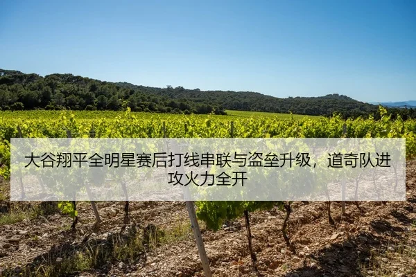 大谷翔平全明星赛后打线串联与盗垒升级，道奇队进攻火力全开